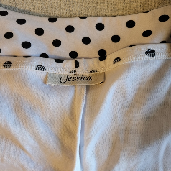 Party/Event floral black & white dress size 10 - Picture 4 of 4